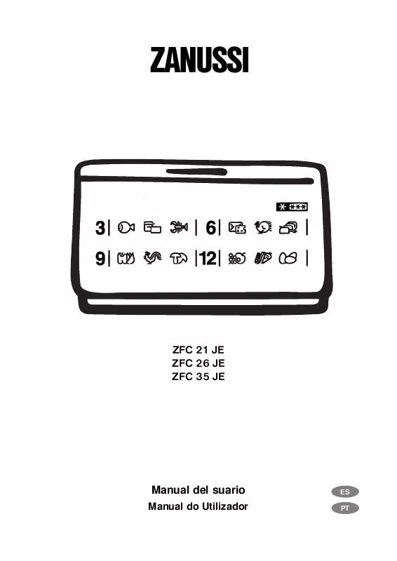 Mode d'emploi ZANUSSI ZFC35JE