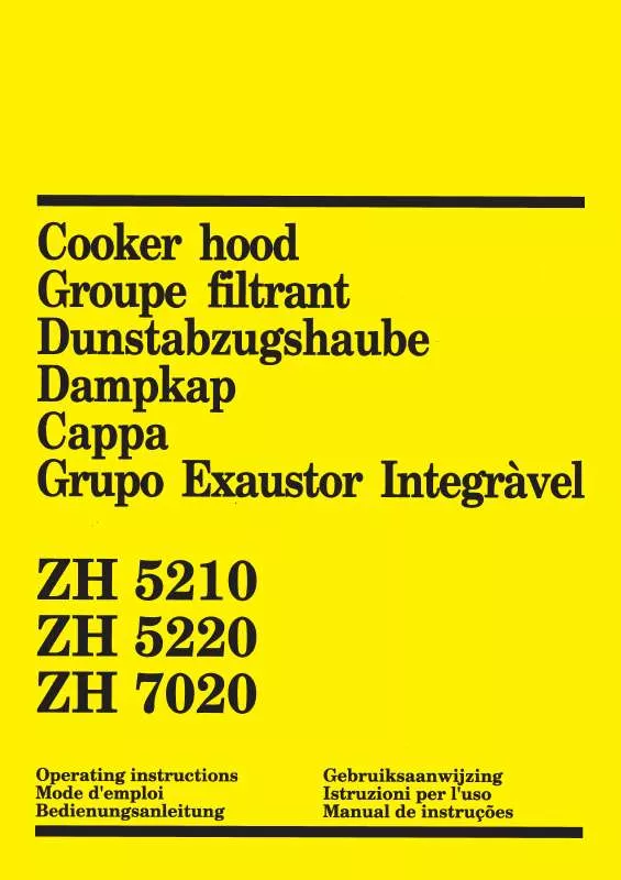 Mode d'emploi ZANUSSI ZH5210W