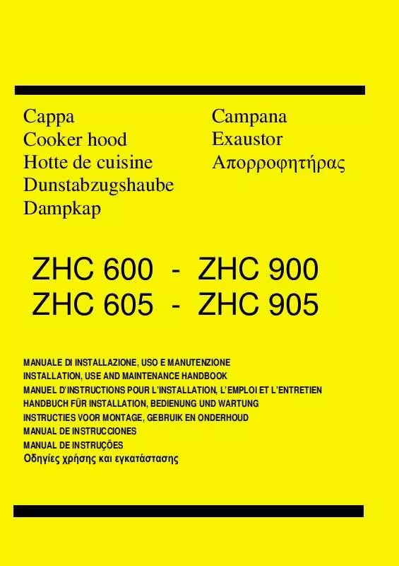 Mode d'emploi ZANUSSI ZHC600X