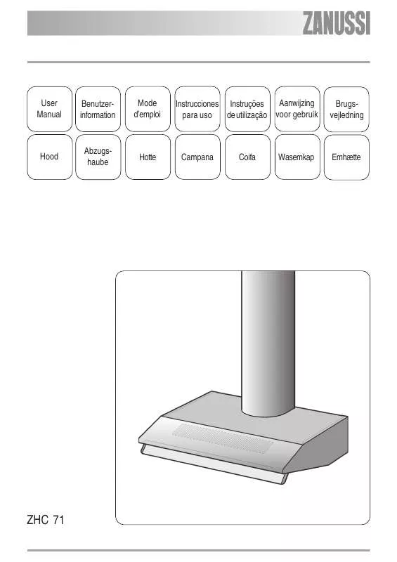Mode d'emploi ZANUSSI ZHC71Y