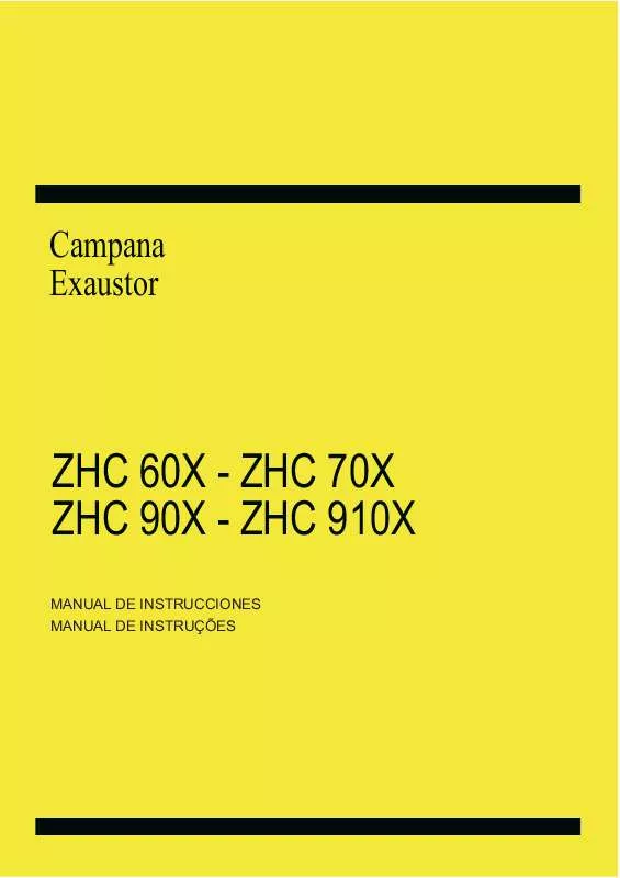 Mode d'emploi ZANUSSI ZHC90X