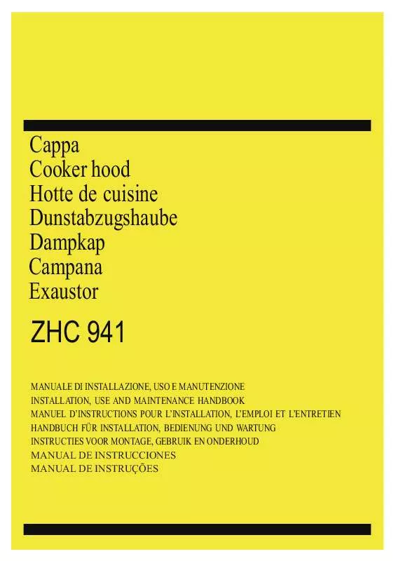 Mode d'emploi ZANUSSI ZHC941X