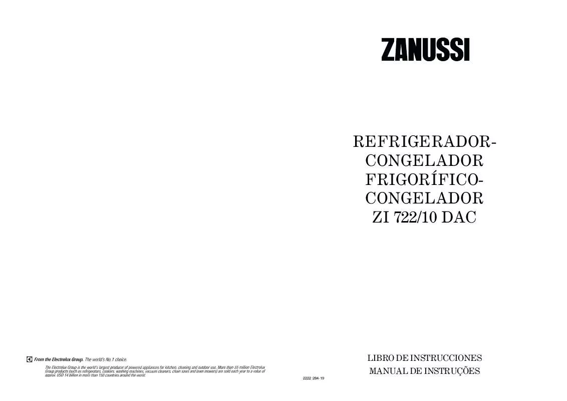 Mode d'emploi ZANUSSI ZI722/10DAC