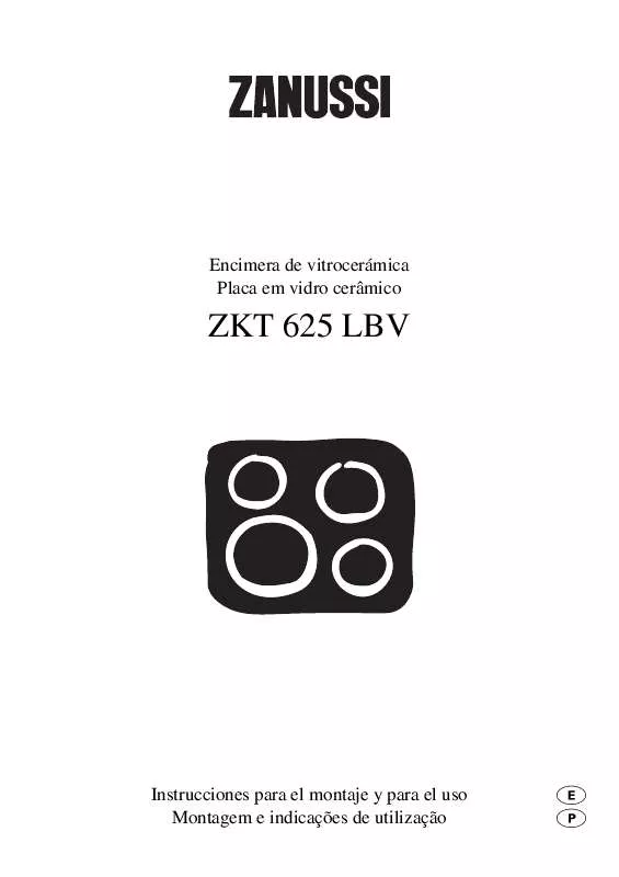 Mode d'emploi ZANUSSI ZKT625LBV 66C