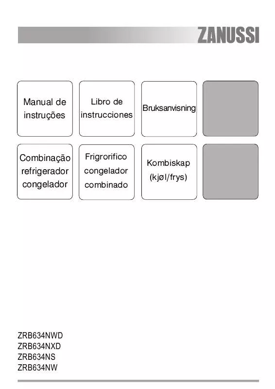 Mode d'emploi ZANUSSI ZRB634NWD